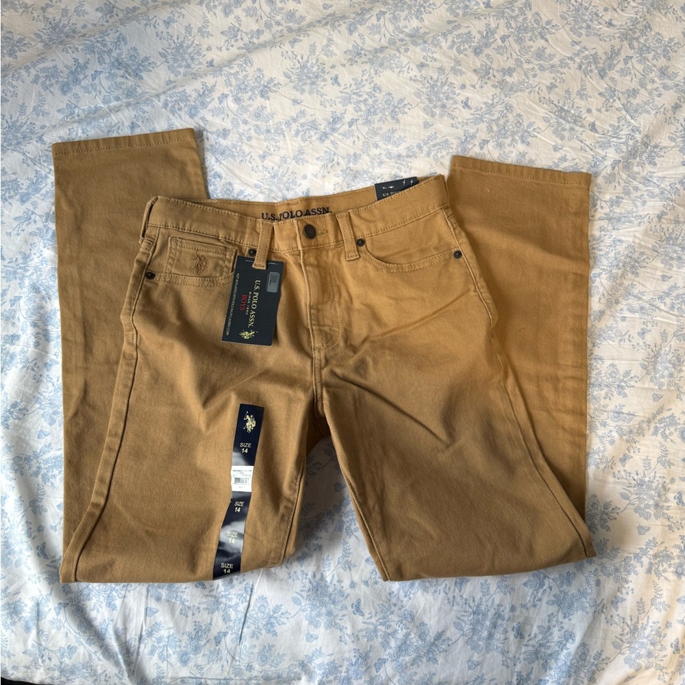 U.S. Polo Assn. Boys Tan Pants